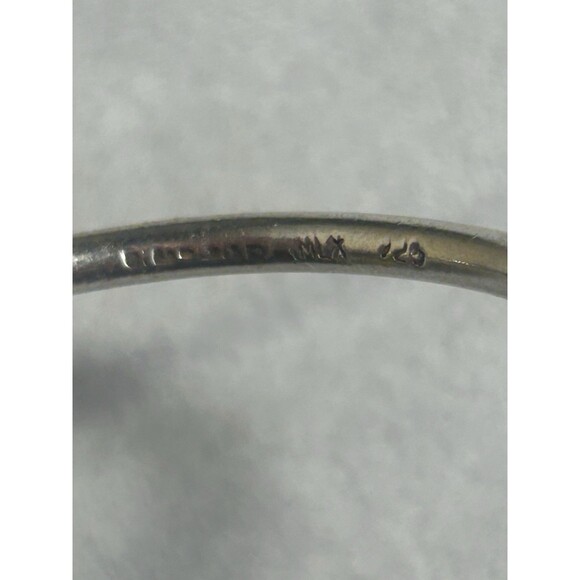 Tiffany & Co Return to Tiffany Heart Tag 925 Silver Bangle 2.5” Medium - Picture 8 of 16